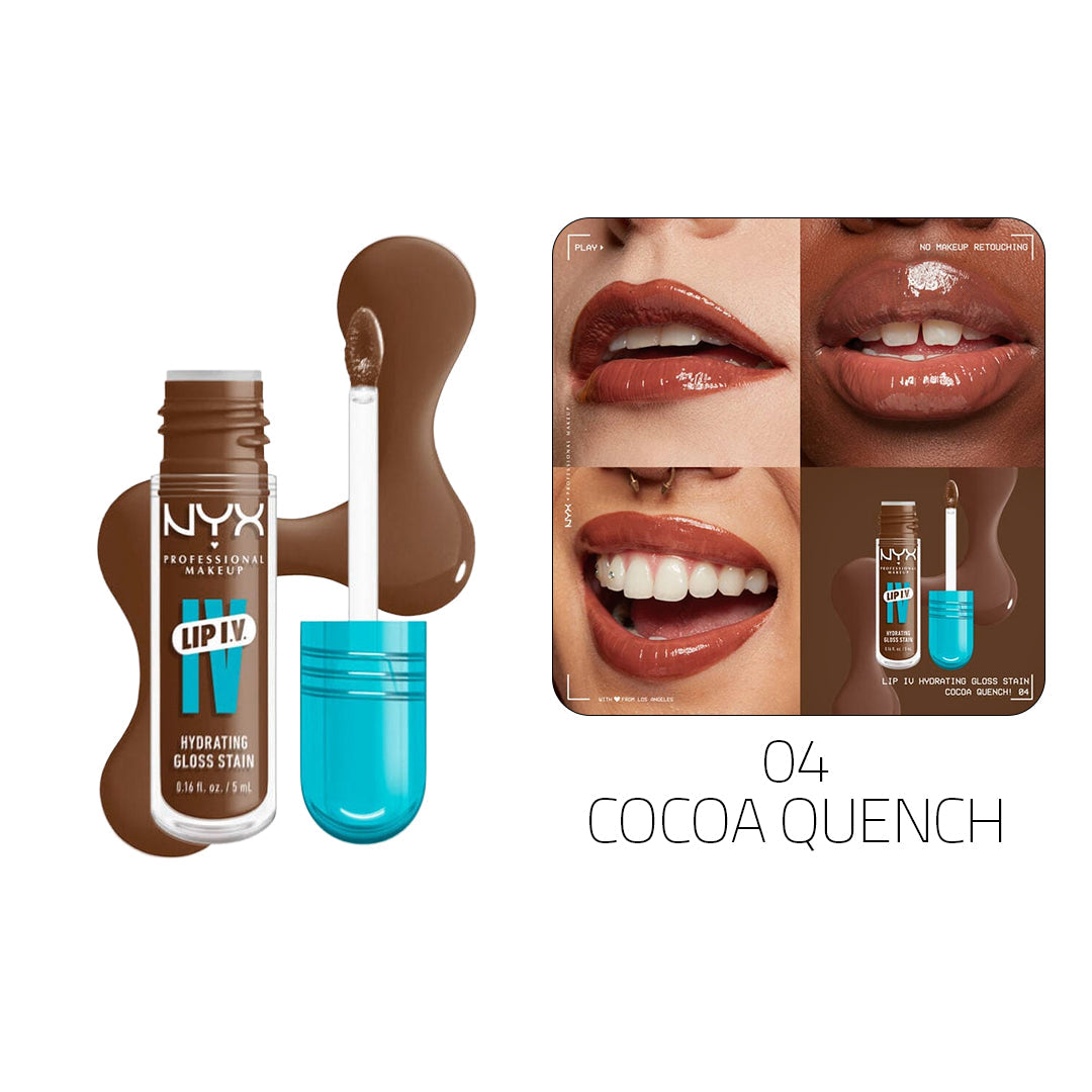 NYX Lip I.V. Hydrating Gloss Stain – Buy 1 Get 1 Free
