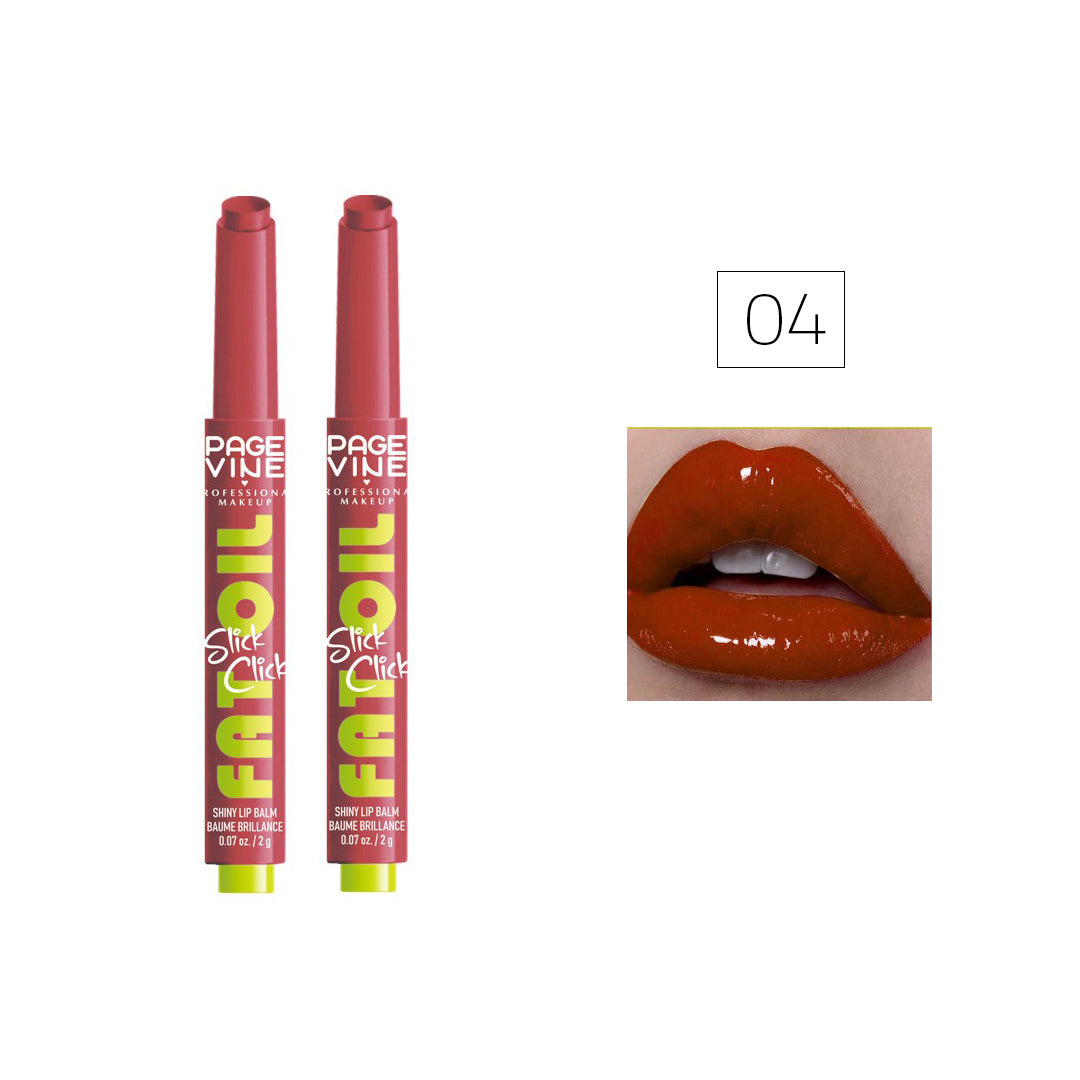 Page Vine Fat Oil Shiny Lip Balm - Buy 1 Get 1 Free Rose Cosmetics