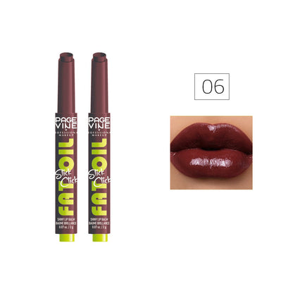 Page Vine Fat Oil Shiny Lip Balm - Buy 1 Get 1 Free Rose Cosmetics