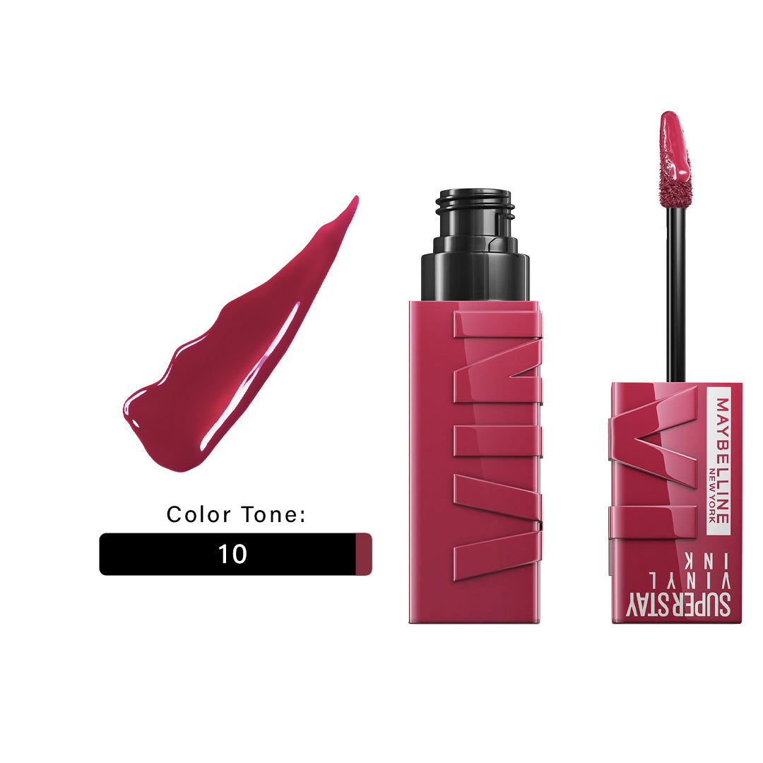 Maybelline New York Super Stay Vinyl Ink _ Shade 10 Jasmine Beauty