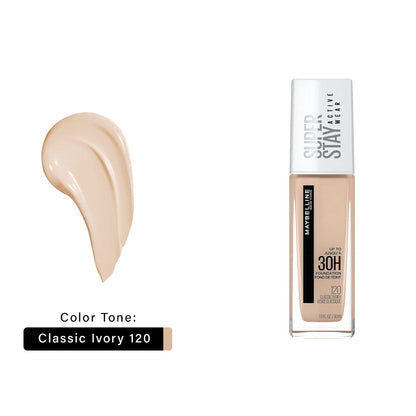 MAYBELLINE  Super stay Active Wear Foundation Jasmine Beauty