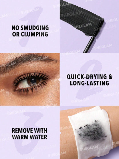 Sheglam lash besties 2 in 1 Mascara + Free Lash Curler Rose Cosmetics