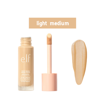 e.l.f Halo Glow liquid filter Rose Cosmetics