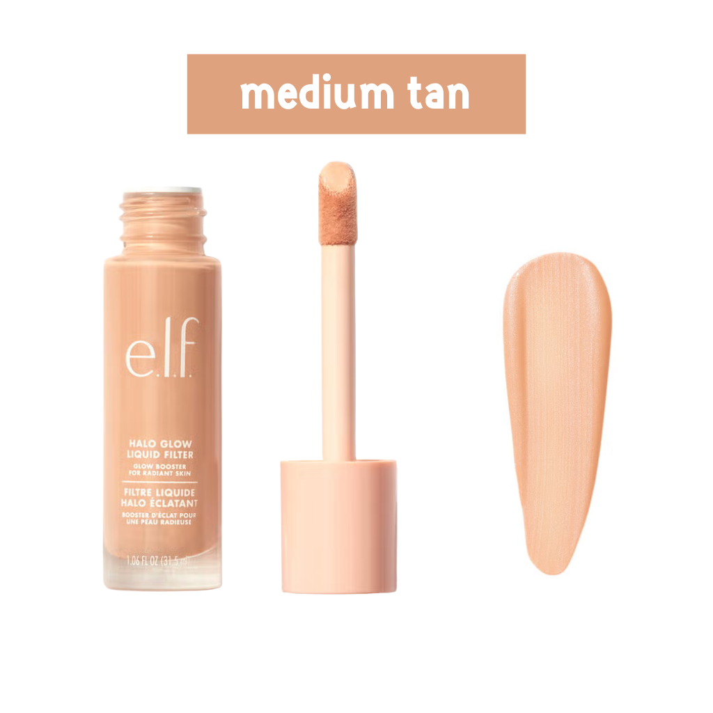 e.l.f Halo Glow liquid filter Rose Cosmetics