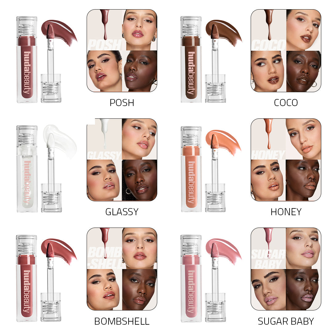 Huda Beauty lipgloss and blush – 50% OFF