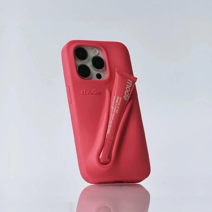 Rhode lip gloss + IPH 14 PRO Case Rose Cosmetics
