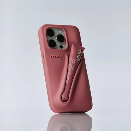 Rhode lip gloss + IPH 15 PRO MAX Case Rose Cosmetics