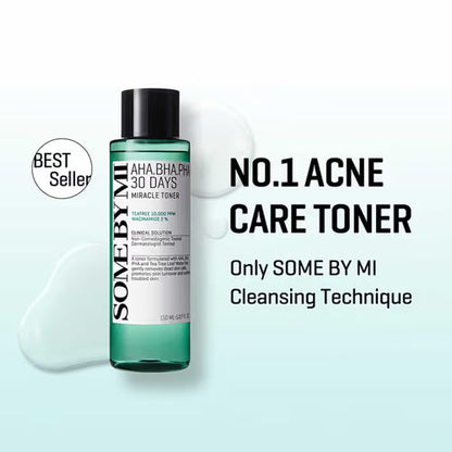 Some By Mi AHA. BHA. PHA 30 Days Miracle Toner Rose Cosmetics