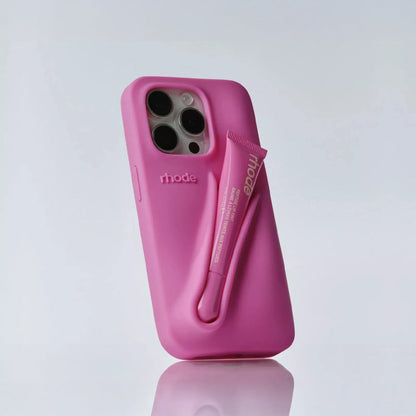Rhode lip gloss + IPH 12 PRO MAX Case Rose Cosmetics