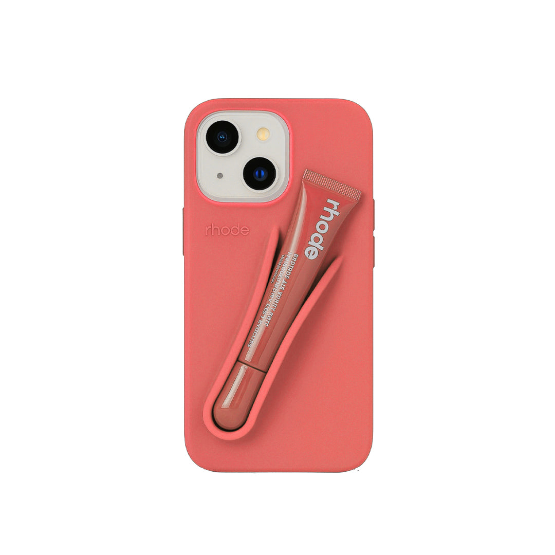 Rhode lip gloss + IPH 13 Case Rose Cosmetics