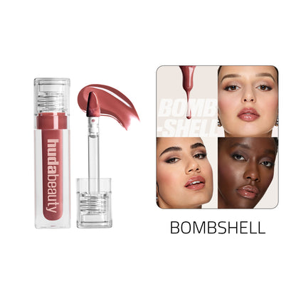 Huda Beauty Mascara, Blush & Lipgloss Trio – 50% OFF