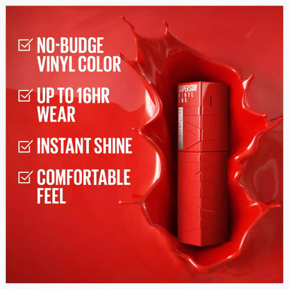Buy One Get One "Maybelline SuperStay Vinyl Ink Longwear Transfer Proof Gloss Lipstick"