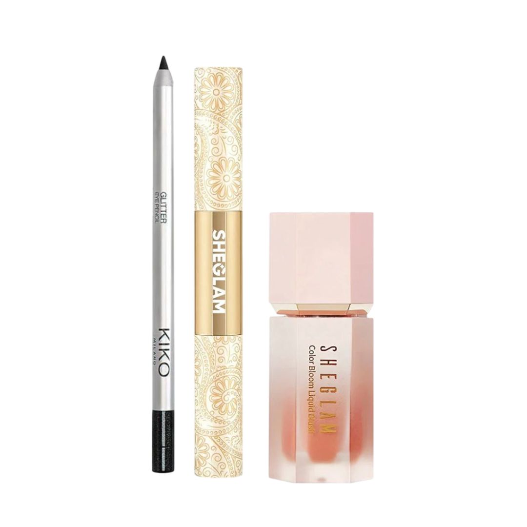 Sheglam & Kiko Trio Rose Cosmetics