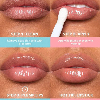 Sheglam Plump Addict Hot & Cold Gloss Duo Rose Cosmetics