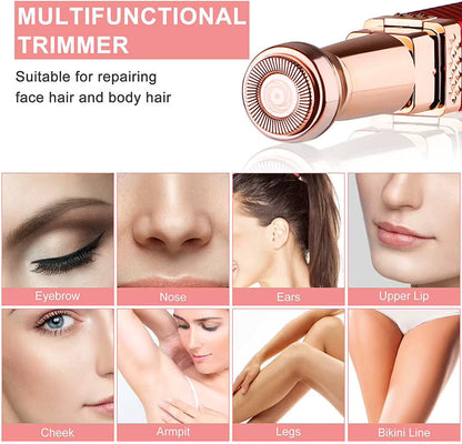 2 in 1 Blawless Fascial And Eyebrow Hair Remover Rose Cosmetics