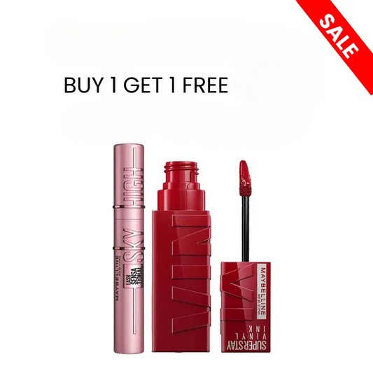 Maybelline Mascara & Superstay vinyl Buy 1 Get 1 Free