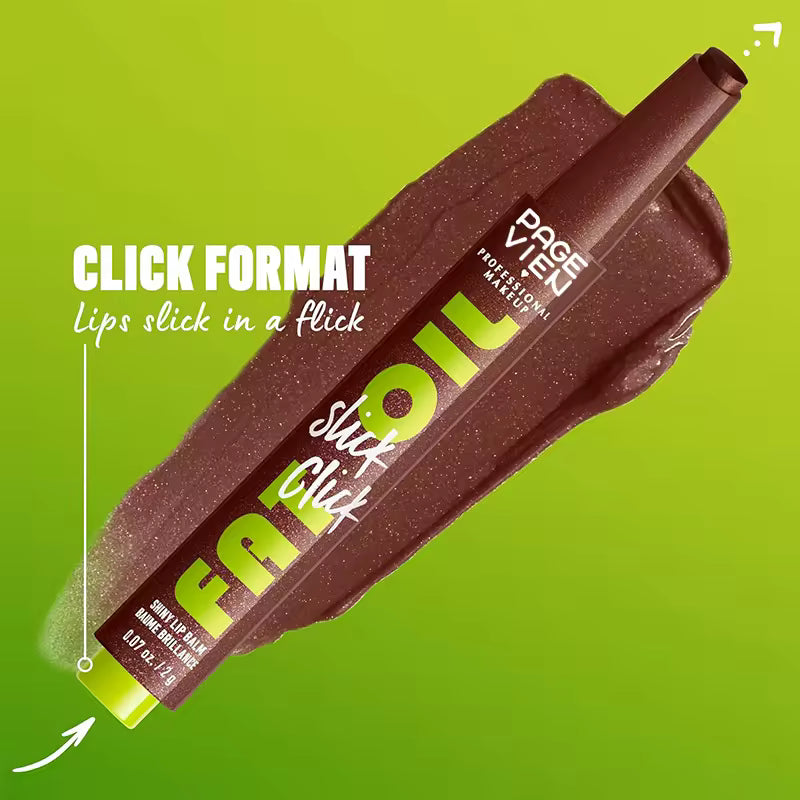 Page Vine Fat Oil Shiny Lip Balm - Buy 1 Get 1 Free Rose Cosmetics