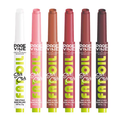 Page Vine Fat Oil Shiny Lip Balm - Buy 1 Get 1 Free Rose Cosmetics